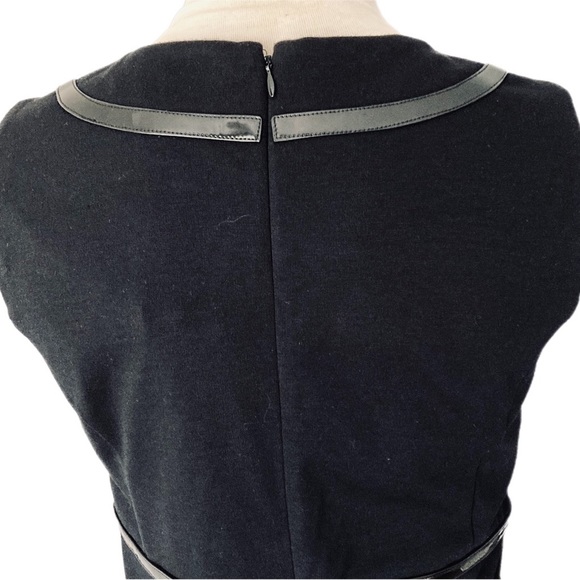 MICHAEL KORS black stretch knit fit & flare Dress - Picture 6 of 11